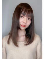 ヘアリゾートハピネス 陽光町&nbsp;柔らか質感♪縮毛矯正ロング