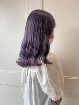 へアメイクワンプラス 四日市(HAIR MAKE ONEplus) シルバーラベンダー/ブリーチカラー/透明感カラー