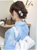 浴衣着付け×ヘアセット