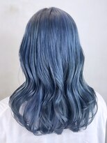 アルバム 銀座(ALBUM GINZA)&nbsp;ブルーセミロング_ピンクベージュインナーグレージュ_ba469051