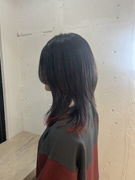 ヘアーワークス ヘルム 渋谷店(HAIR WORKS HELM) [HELM渋谷］ウルフカット