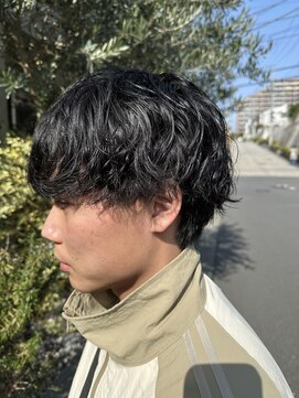 ローウェ 新百合ヶ丘(Louwe) 波巻きスパイラル混合パーマ