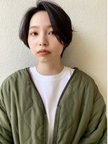 モリオ フロム ロンドン サッポロファクトリー店(morio FROM LONDON) 【morio札幌】札幌ショート 大人かわいい黒髪ハンサムショート