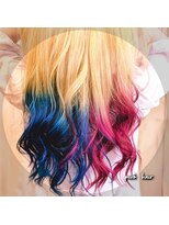 ピヴォヘアー(pivo hair)&nbsp;エンドカラー　ハイトーンカラー　ハーレイ・クインカラー