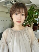 ショートボブアッシュベージュ