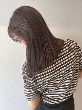 ロマリア(Lomalia) 【Lomalia表参道】グレージュシアーカラーケアカラーセミディ