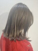 サロンドジョー(salon de joe)&nbsp;ショートボブレイヤーカットミディアムウルフくびれ透明感カラー