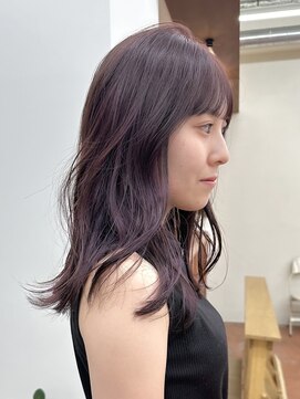 パークレーン アイス イヴェン(park lane ICI yeven) ブリーチなしダブルカラー　カシスピンク　ラベンダー/momoka