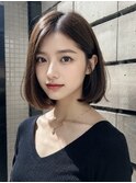 前髪長め大人ボブ【スタイリスト桂口】