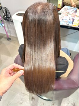 マノニコ(mano-nico)の写真/【髪質改善】メテオの力を使ったカラー、トリートメントで髪の内部から潤う理想の艶髪を実現いたします◎