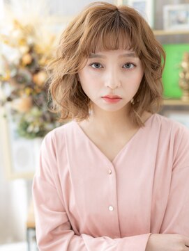 カバーヘア イヴ 戸頭店(COVER HAIR EVE) 大人かわいいぱっつん前髪ひし形小顔ボブディc5戸頭20代30代40代