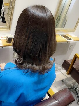 アントワープトーキョー(antwerp TOKYO) くびれヘア/ミディアム/透明感カラー/艶髪/髪質改善