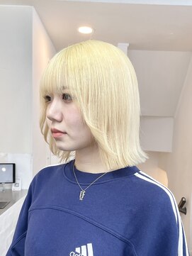 ミーム 原宿 表参道(meme) ◎ブロンドヘアダブルカラーハイトーンカラーケアブリーチ#原宿