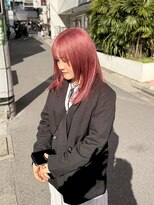 ヘアー アレス(hair ales) うる艶　ハイトーンピンク　ケアブリーチ
