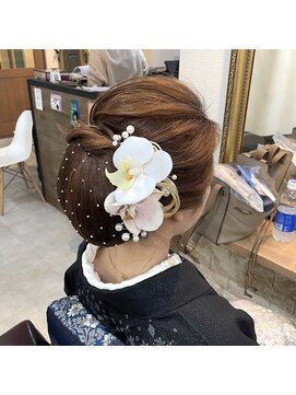 ヘアセットサロン キュア(CURE) 和髪(高めのシニヨンヘア)