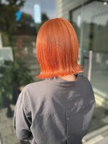 if&nbsp;オレンジ/切りっぱなしボブ