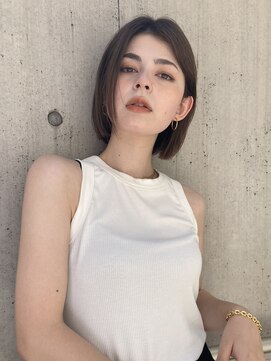 ヴィオットバイサロン(Viot by Salon) ヘイリーボブ 切りっぱなしボブ 肩ラインボブ 縮毛矯正 20代30