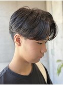 ニュアンスパーマ×センターパート【高田】