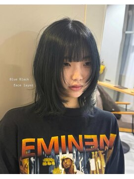 エイミー(aimee) Blue Black ×Face layer