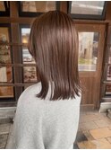 髪質ケアトリートメント×ホワイトバイオレットカラー