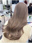 渋谷ブリーチカラーハイトーンカラーミルクティーベージュカラー