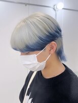 ボンドストーリールミエール(Bond Story lumiere)&nbsp;メンズ眉毛ホワイトエンドカラーリバース毛流れセンターパート