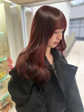 ゴットフロー(GOTTO FLOW) インナーカシスレッド/表面も赤みブラウンで艶感UP