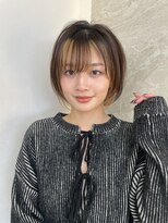ロンドロゼ 池袋(Lond rose)&nbsp;♪マロンベージュ/オリーブグレー/ブリーチなし/ボブ/小顔池袋
