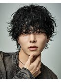 渋谷メンズパーマシャドウパーマウルフ