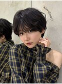 丸みショートボブ/レイヤー/20代30代40代50代/顔周りカット