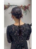 タイトシニヨンアレンジ