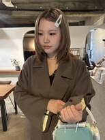 ツイッグ バイ ヤード(twig by YARD.) 1回ブリーチ、ミルクティーベージュ◎