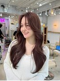 小顔レイヤーカット　韓国レイヤー　2wayバング