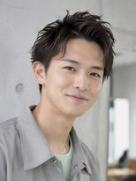 カラン エ ノエル(Calin et Noel) No.28 Men's/スパイキーショート/ニュアンスパーマ/アップバング