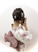 着付け＋ヘアセット(サイドお団子)
