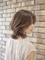 エルコット(elcot)&nbsp;大人くびれミディアム/ミセス/40代50代60代/ウルフカット