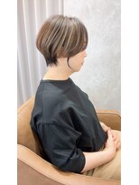 ヘアーズ ブランカ(hair s Branca)&nbsp;上質白髪ぼかしハイライトショート