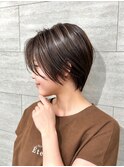 大人の丸みレイヤーショート