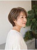大人くびれショートハンサムショートひし形ショート40代50代60代