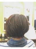 アシメショートボブ