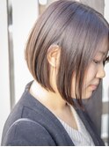 小顔３Dカラーのモードミニマムボブスタイル【CICATA鎌倉 関口】