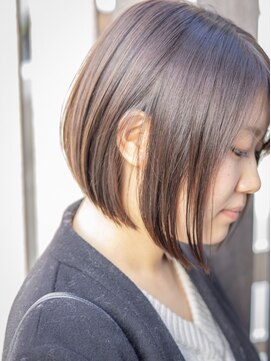 シカタ シーカ 鎌倉(CICATA/ShIKA.) 小顔３Dカラーのモードミニマムボブスタイル【CICATA鎌倉 関口】