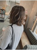 柔らかなグレージュ【GLOW☆福元麻奈美】