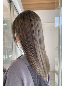 クロエ バイ ラヴィズム 小針店(CLOE by LUVISM) 縮毛矯正×オリーブアッシュカラー