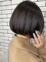 オレンジドロップ 長岡駅店(orange drop)&nbsp;20代30代40代艶感ストレートアッシュグレージュ透明感ボブ