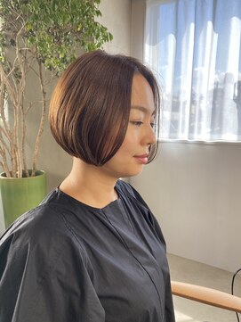 シセイ 青山(SHISEI) 丸みボブ/ミニボブ/白髪染め/40代/50代［南青山］