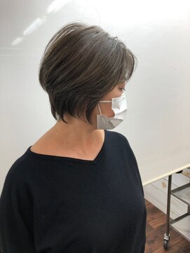 ハーツ(Heart's) 30代40代50代◎大人ショートナチュラル白髪ぼかしハイライト
