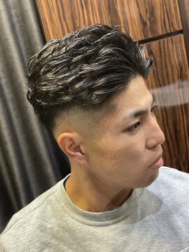 ヒロギンザ 新橋銀座口店(HIRO GINZA) 七三アイロンパーマ