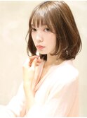 ふんわりボブ/小顔カット/似合わせカット/韓国/イルミナカラー