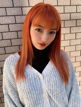 リア(Lia by KENJE) Lia＆汐見悠佑　高発色オレンジカラー♪